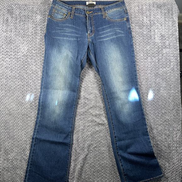 UGals Jeans Florida Gators Size 11 12 Denim Flare Pants Football Gameday - Picture 7 of 10